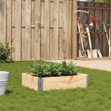 Vidaxx plantekasse 80x60 cm massivt fyrretræ