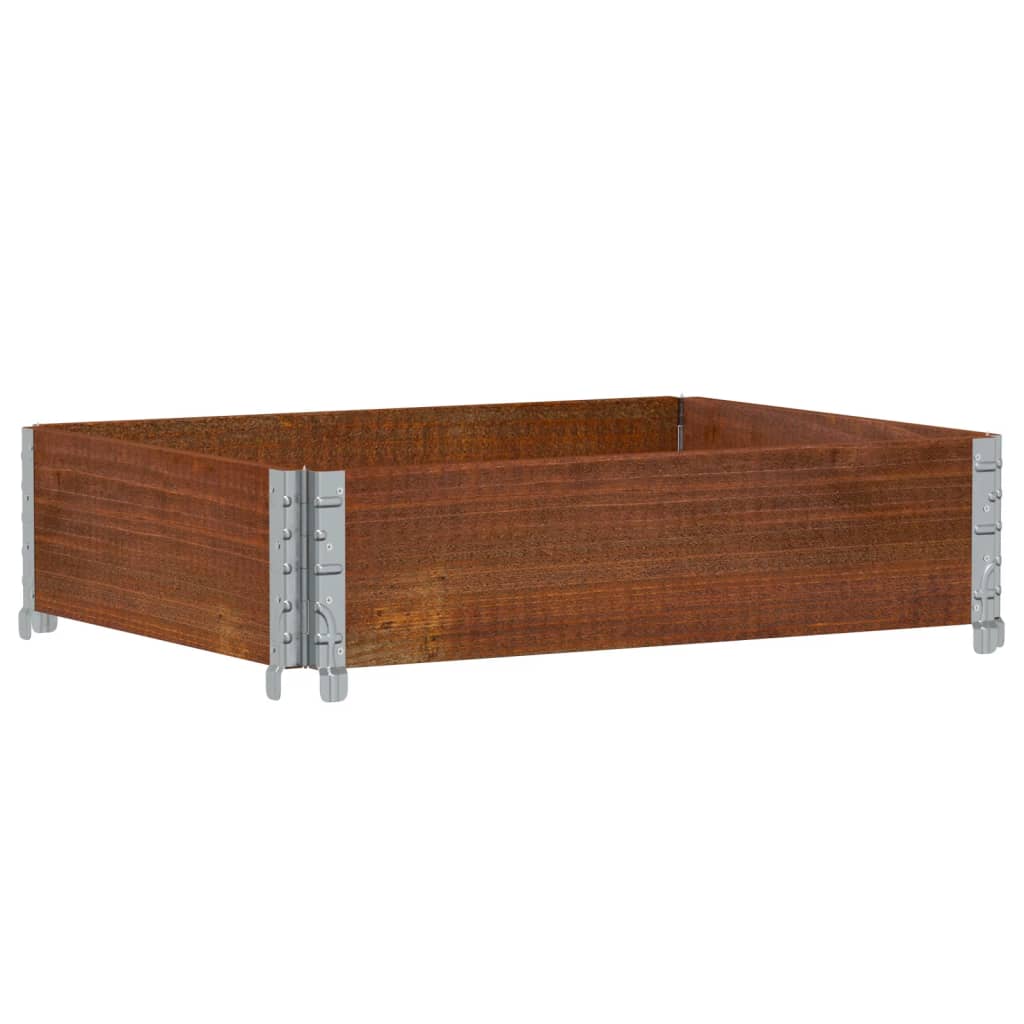 Vidaxx plantekasse 80x60 cm massiv fyrretræ brun