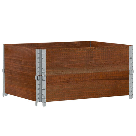 Vidaxx plantekasse 80x60 cm massiv fyrretræ brun