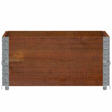 Vidaxx plantekasse 80x60 cm massiv fyrretræ brun