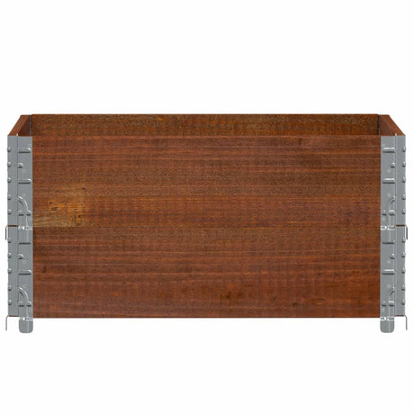 Vidaxx plantekasse 80x60 cm massiv fyrretræ brun