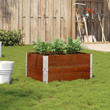 Vidaxx plantekasse 80x60 cm massiv fyrretræ brun