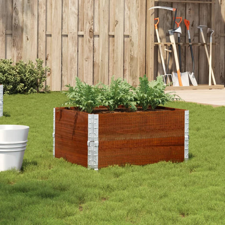 Vidaxx plantekasse 80x60 cm massiv fyrretræ brun