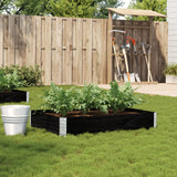 Vidaxx plantekasse 120x80 cm massiv fyrretræ sort