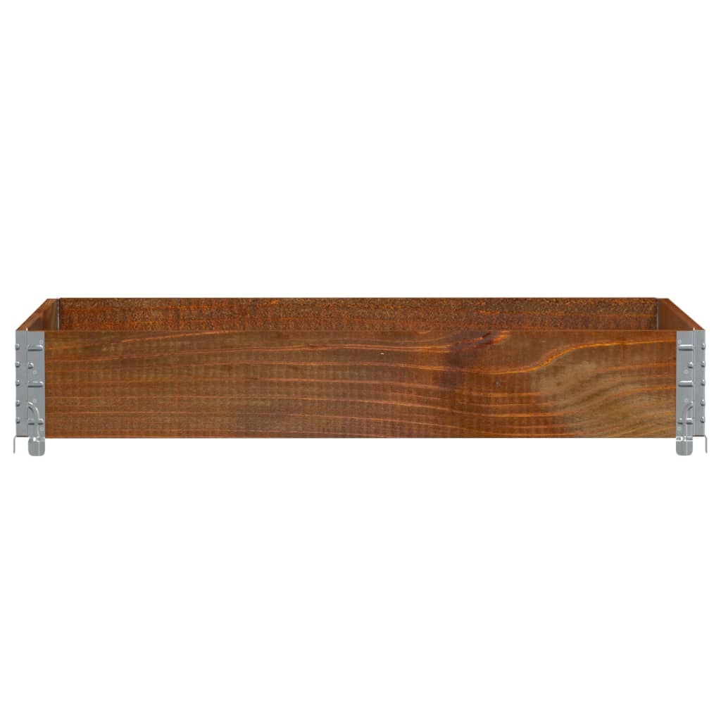 Vidaxx plantekasse 120x80 cm massiv fyrretræ brun