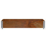 Vidaxx plantekasse 120x80 cm massiv fyrretræ brun