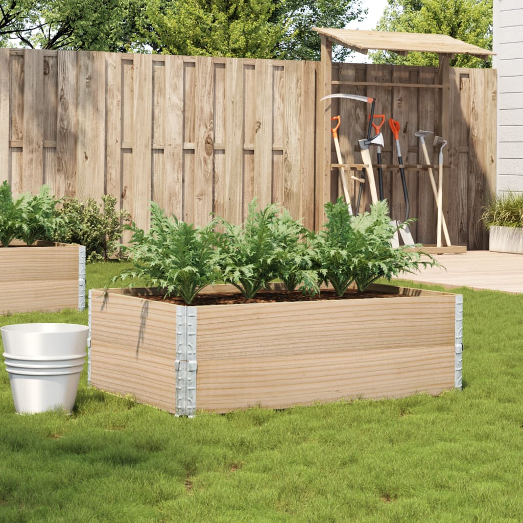 Vidaxx plantekasse 120x80 cm massivt fyrretræ