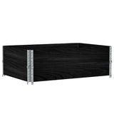 Vidaxx plantekasse 120x80 cm massiv fyrretræ sort