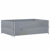 Vidaxx plantekasse 120x80 cm massiv fyrretræ grå