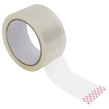 VidaXL emballagetape 72 stk 48 mm x 66 m gennemsigtig