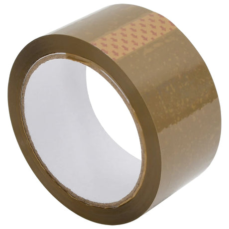 Vidaxl pakkebånd 36 stk 48 mm x 66 m brun