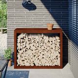 Vidaxx brændestativ 100x40x80 cm vejrbestandigt stål