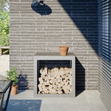 Vidaxx brændestativ 60x40x60 cm rustfrit stål