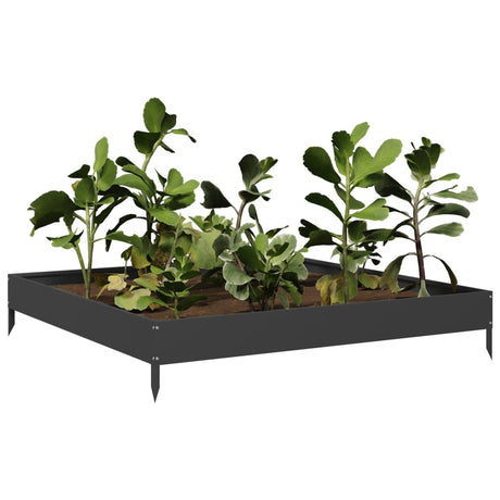 Vidaxx plantekasse hævet 100x100x18,5 cm stål