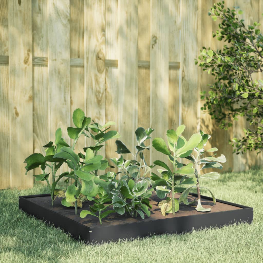 Vidaxx plantekasse hævet 100x100x18,5 cm stål antracit