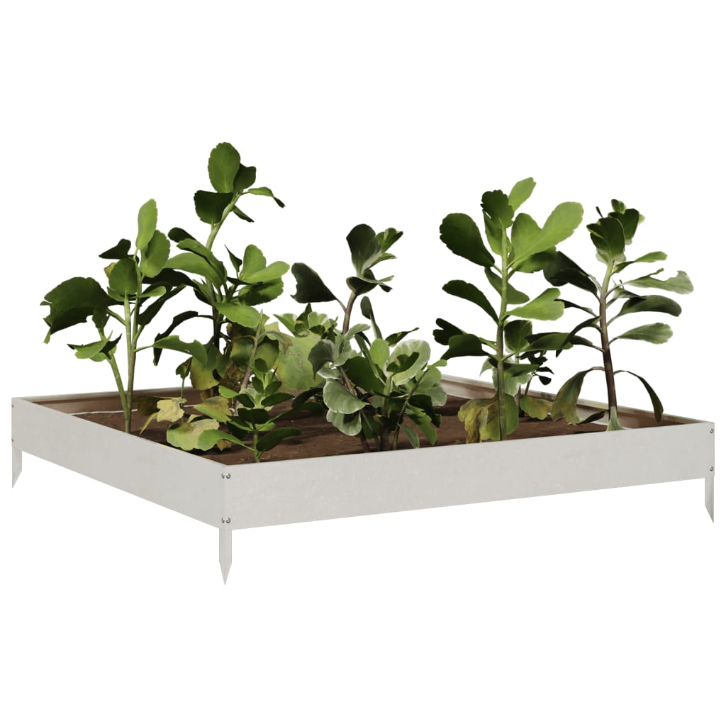 Vidaxx plantekasse hævet 100x100x18,5 cm rustfrit stål