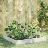Vidaxx plantekasse hævet 100x100x26 cm stål hvid