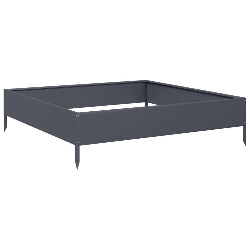 Vidaxx plantekasse hævet 100x100x26 cm stål antracit