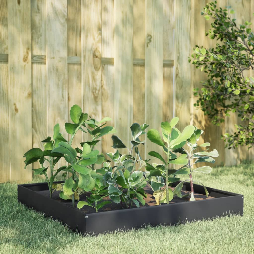 Vidaxx plantekasse hævet 100x100x26 cm stål antracit