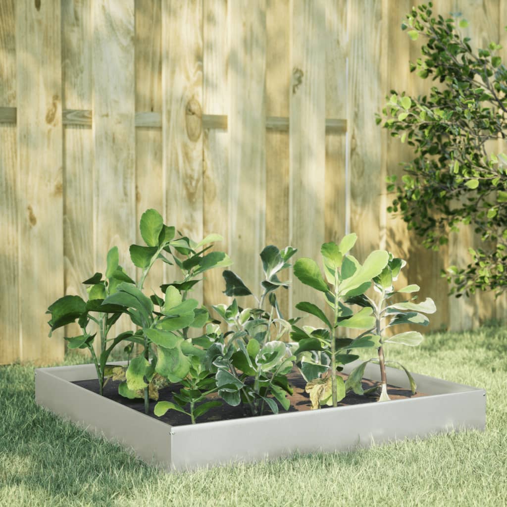 Vidaxx plantekasse hævet 100x100x26 cm rustfrit stål