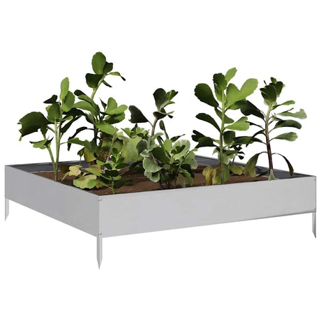 Vidaxx plantekasse hævet 100x100x26 cm galvaniseret stål
