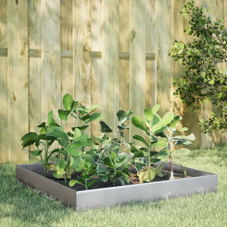 Vidaxx plantekasse hævet 100x100x26 cm galvaniseret stål