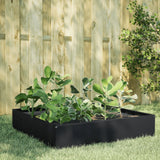 Vidaxx plantekasse hævet 100x100x33,5 cm stål sort