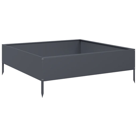 Vidaxx plantekasse hævet 100x100x33,5 cm stål antracit