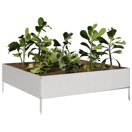 Vidaxx plantekasse hævet 100x100x33,5 cm rustfrit stål