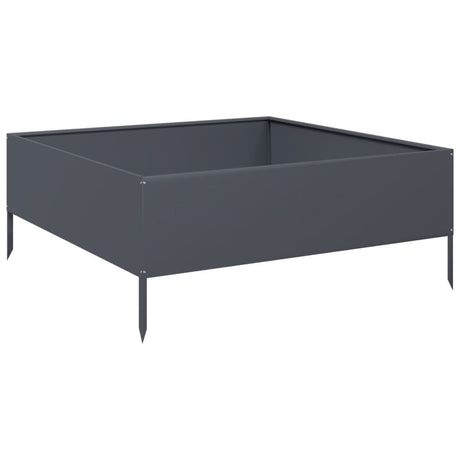 Vidaxx plantekasse hævet 100x100x25 cm stål antracit