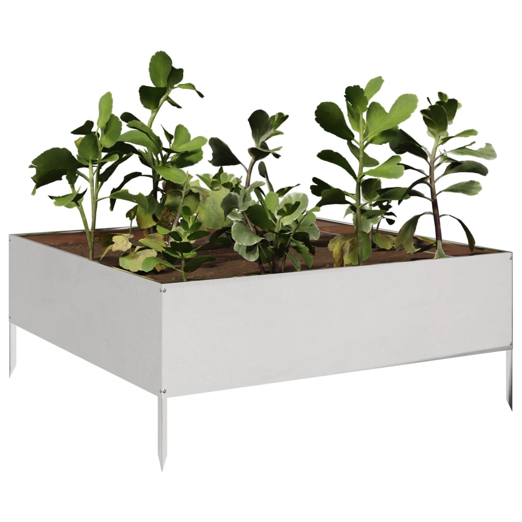 Vidaxx plantekasse hævet 100x100x25 cm rustfrit stål
