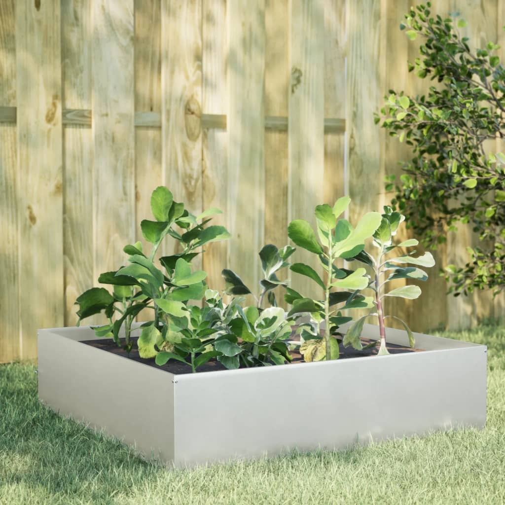 Vidaxx plantekasse hævet 100x100x25 cm rustfrit stål