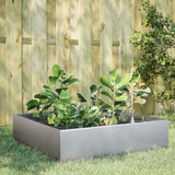 Vidaxx plantekasse hævet 100x100x25 cm galvaniseret stål