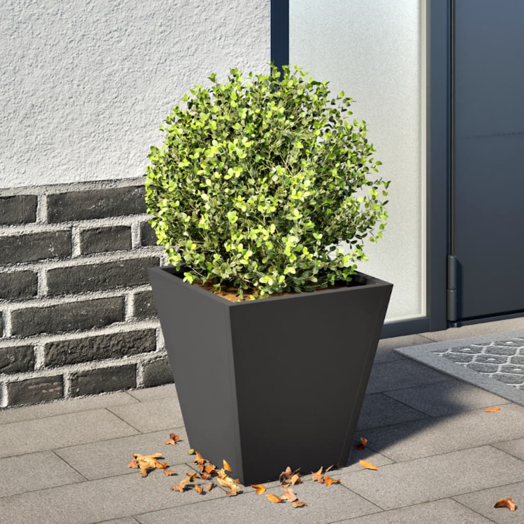 Vidaxx plantekasse 30x30x30 cm stål sort