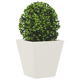 Vidaxx plantekasse 30x30x30 cm stål hvid