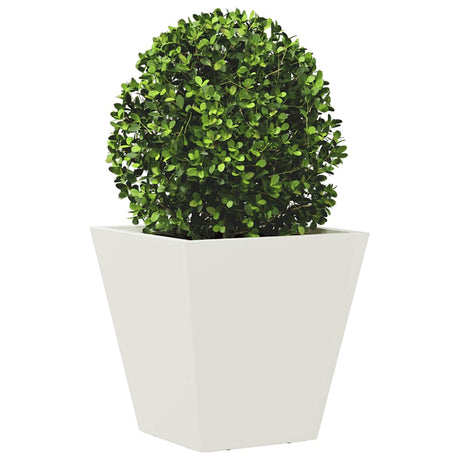 Vidaxx plantekasse 30x30x30 cm stål hvid