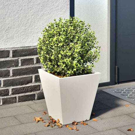 Vidaxx plantekasse 30x30x30 cm stål hvid