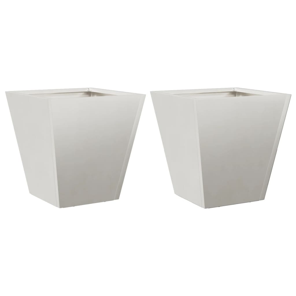 Vidaxx plantekasser 2 stk 30x30x30 cm rustfrit stål