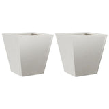 Vidaxx plantekasser 2 stk 30x30x30 cm rustfrit stål