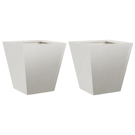 Vidaxx plantekasser 2 stk 30x30x30 cm rustfrit stål