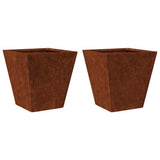Vidaxx plantekasser 2 stk 30x30x30 cm vejrbestandigt stål