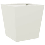 Vidaxx plantekasse 40x40x40 cm stål hvid