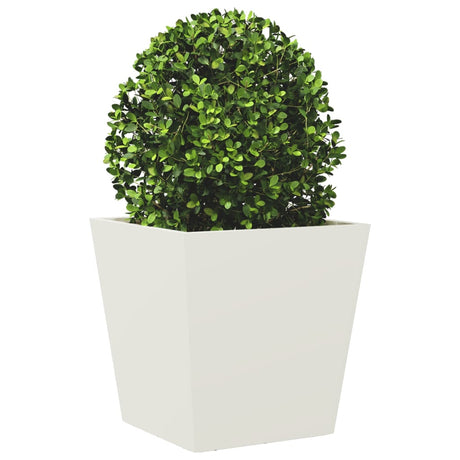 Vidaxx plantekasse 40x40x40 cm stål hvid
