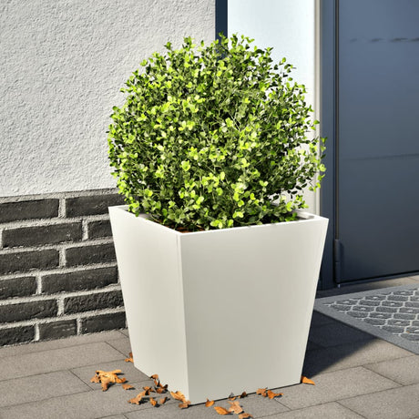 Vidaxx plantekasse 40x40x40 cm stål hvid