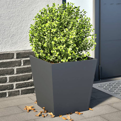Vidaxx plantekasser 2 stk 40x40x40 cm stål antracit