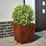 Vidaxx plantekasse 40x40x40 cm vejrbestandigt stål