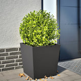 Vidaxx plantekasse 50x50x50 cm stål sort