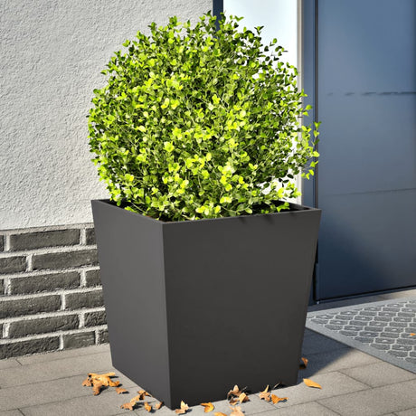 Vidaxx plantekasser 2 stk 50x50x50 cm stål sort