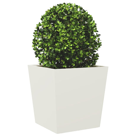 Vidaxx plantekasse 50x50x50 cm stål hvid