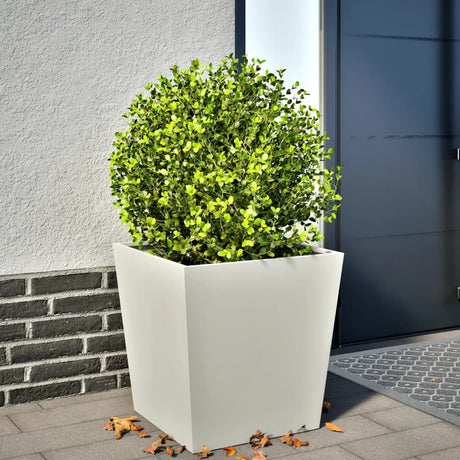 Vidaxx plantekasse 50x50x50 cm stål hvid
